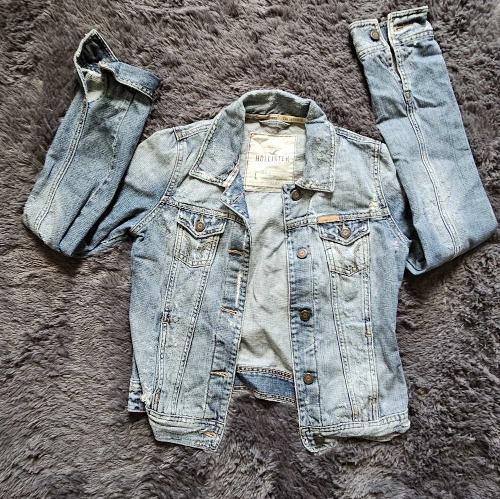 Hollister Light Blue Denim Jacket